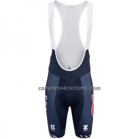 Pantaloncino con bretelle 2022 Alpecin-Fenix Blu